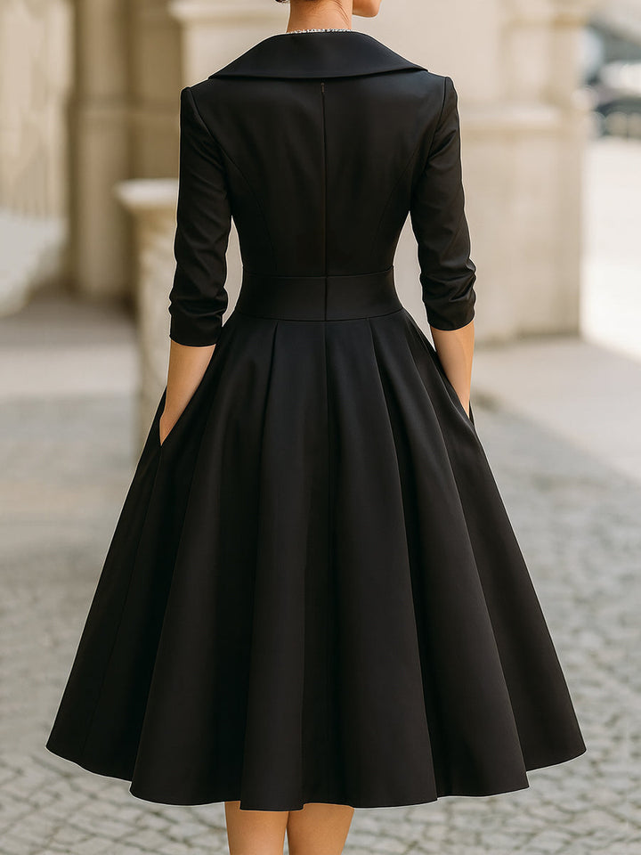 Isabela | Rochie midi cu design elegant și confortabil