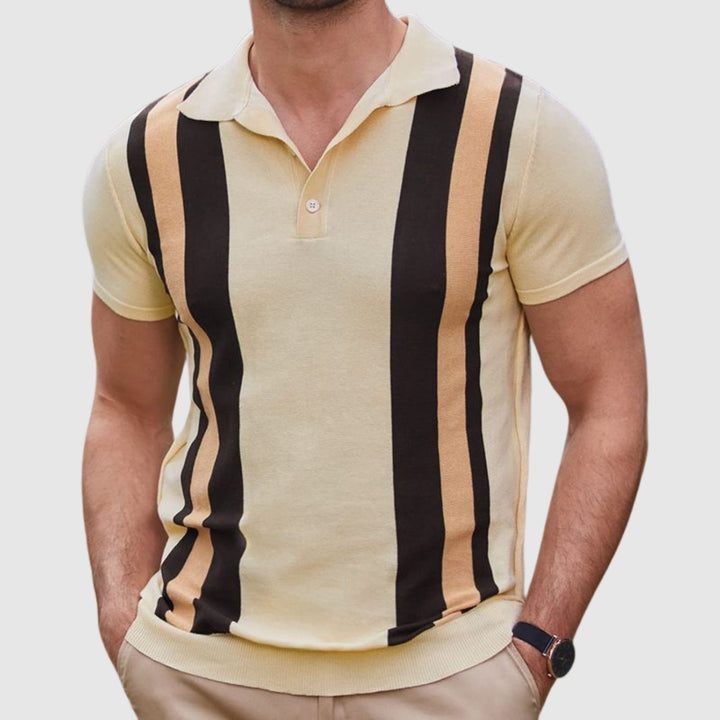 Dávid – Tricou cu detalii contrastante