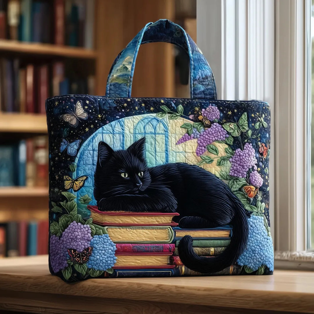 Geantă Tote Chat Noir pe cărți