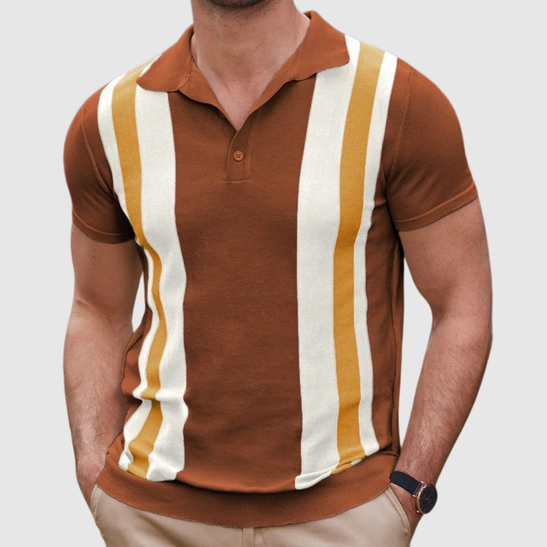 Alexandru | Dávid – Tricou cu detalii contrastante