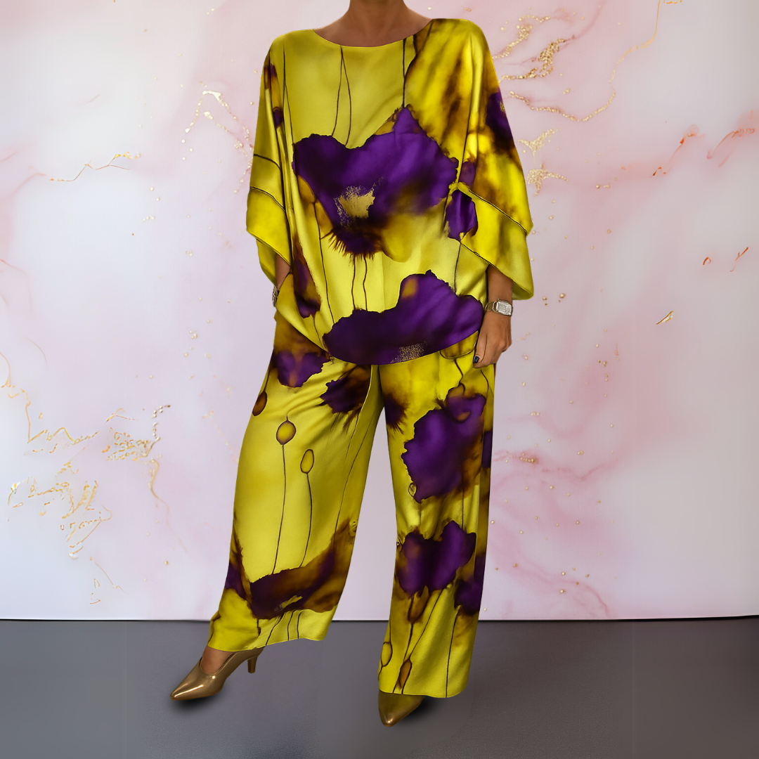 Oana | Set din două piese din satin pentru femei