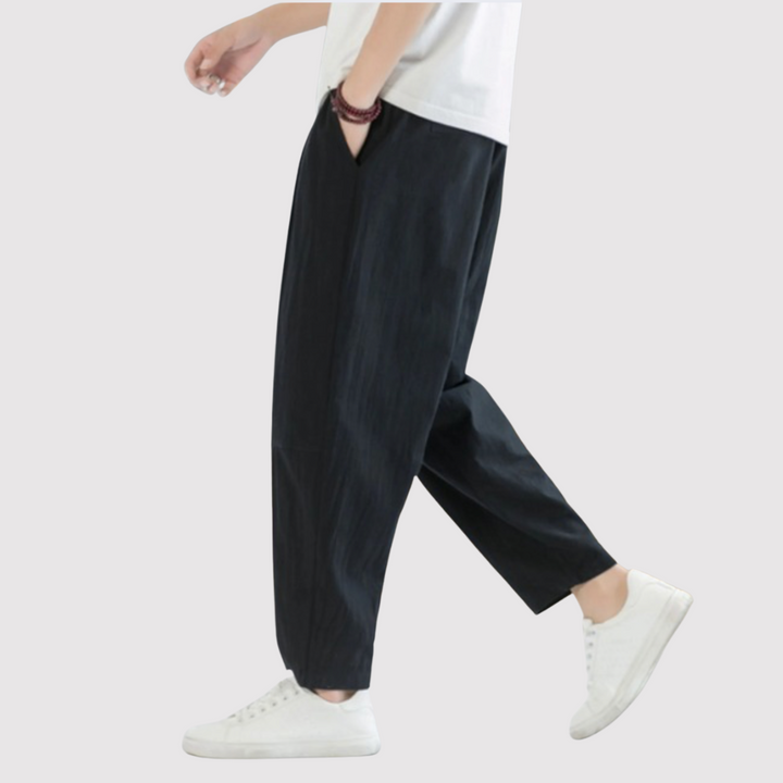 Marian | Pantaloni clasici din in