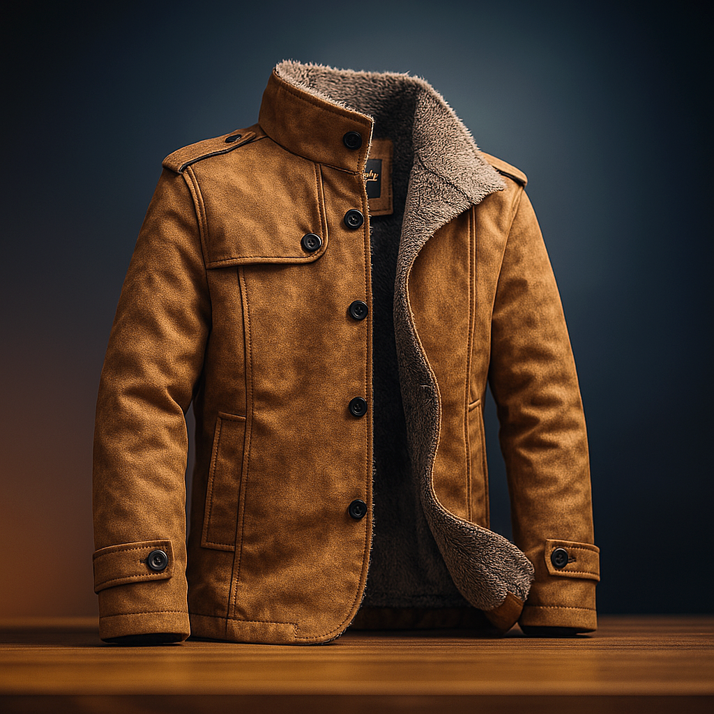 JULIAN | PALTON BĂRBĂTESC DIN PIELE SUEDE