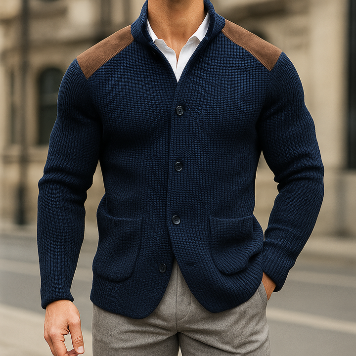 ELIAS | BLAZER DIN TRICOT CU TEXTURĂ