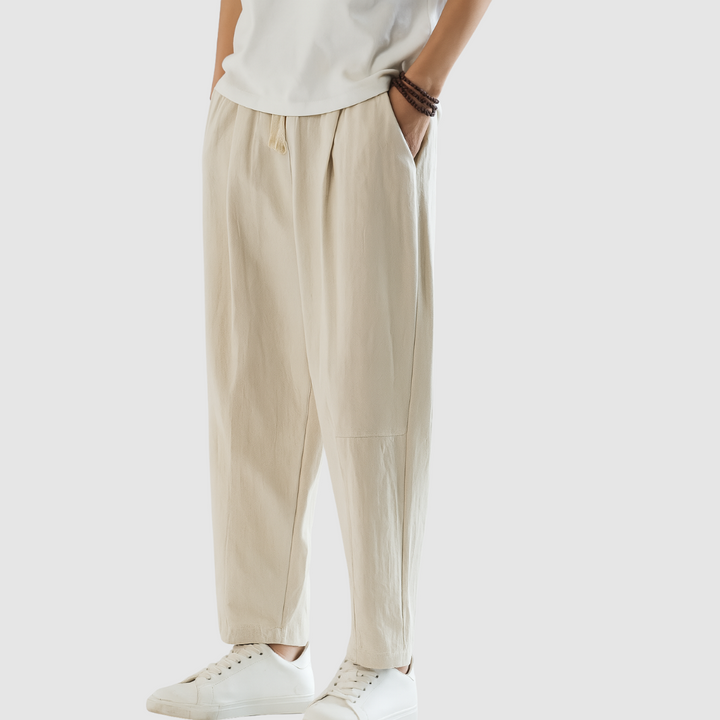 Marian | Pantaloni clasici din in