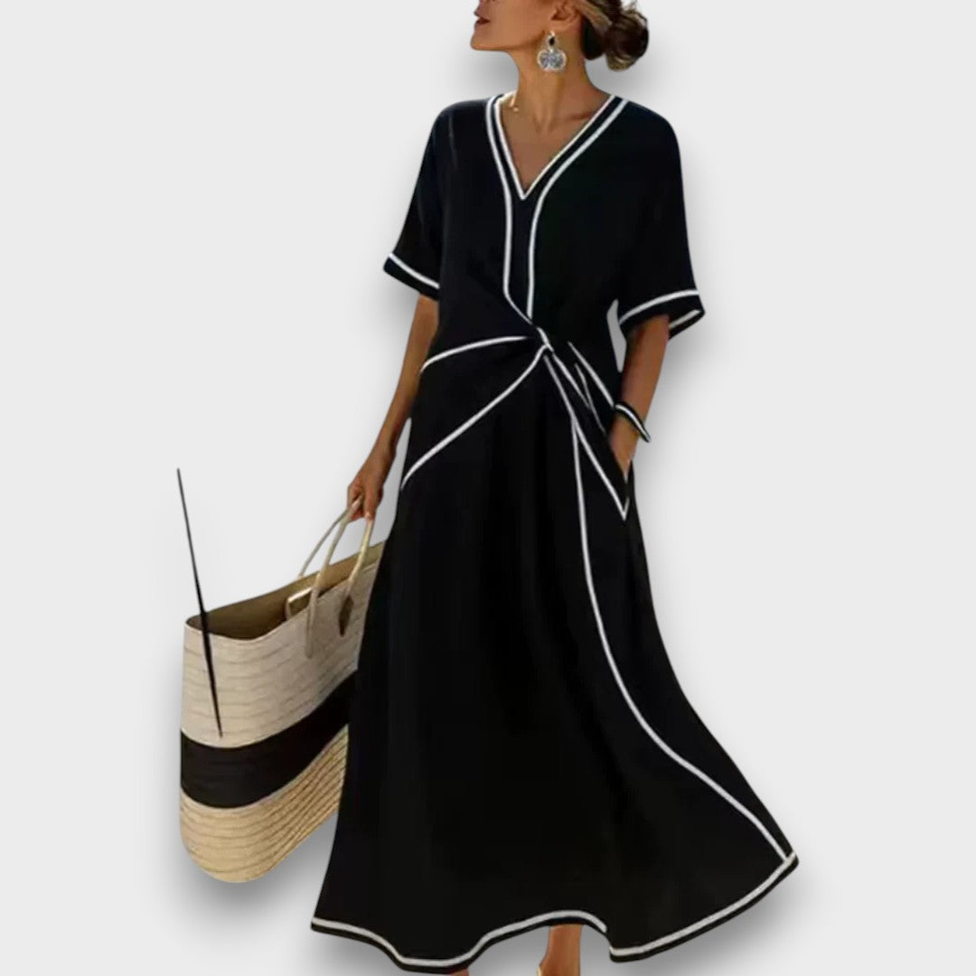 Ema - Letní pruhované šaty