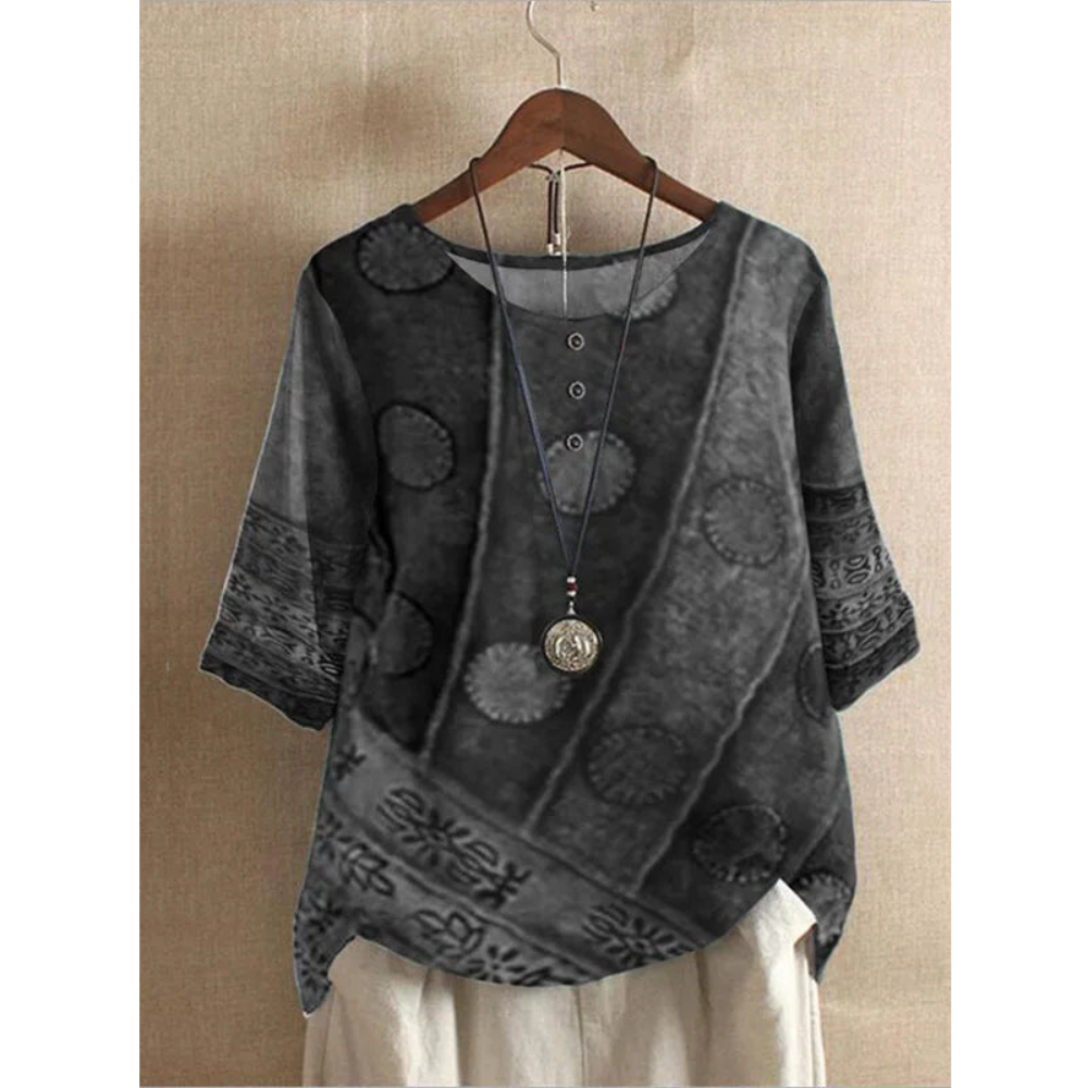 Valerie - Top boho colorat
