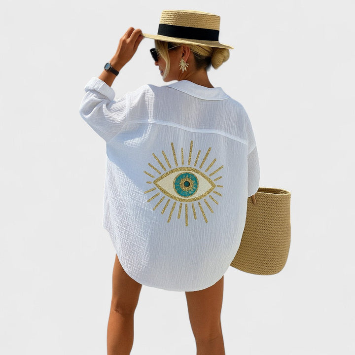 Irena - Bluză Casual în stil Ibiza