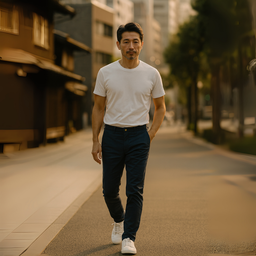 Silviu | Pantaloni chino din bumbac premium