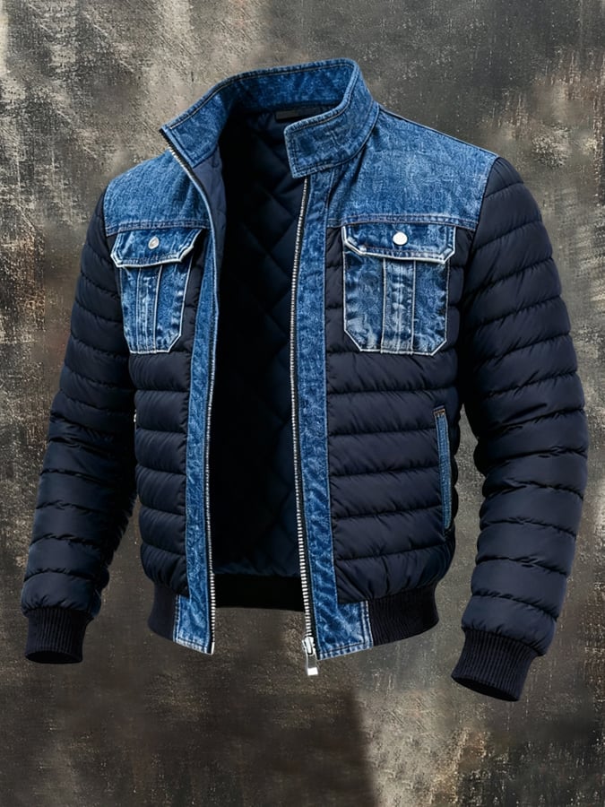 Lorenzo™ | JACKET DUBLĂ DIN DENIM CLASIC