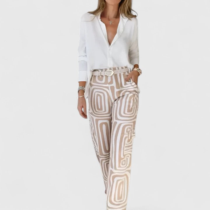 Luminita | Ansamblu elegant din două piese (INCLUDE O CUREA CA CADOU)