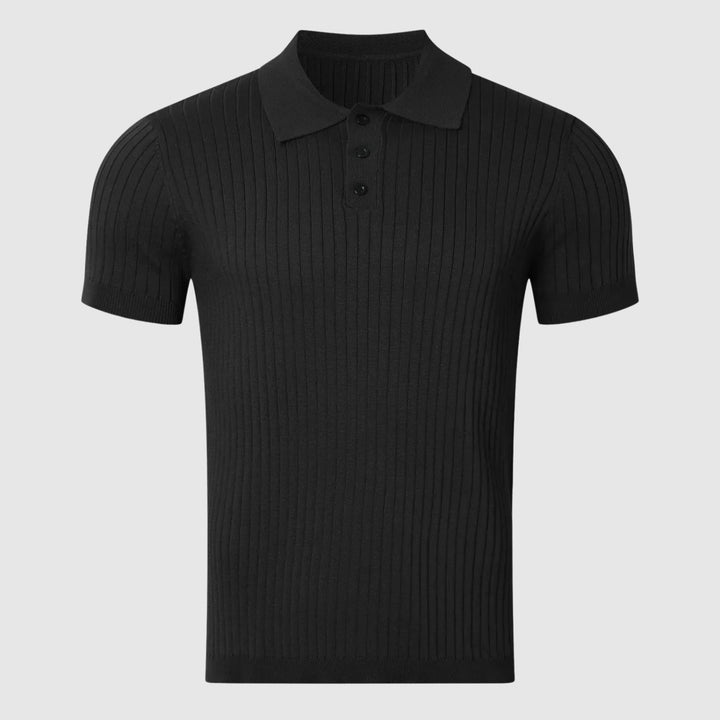 Benedek – Tricou cu model de pește și nasture