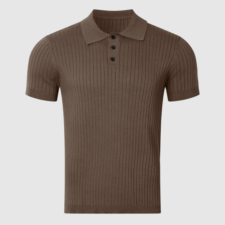 Gheorghe | Benedek – Tricou cu model de pește și nasture