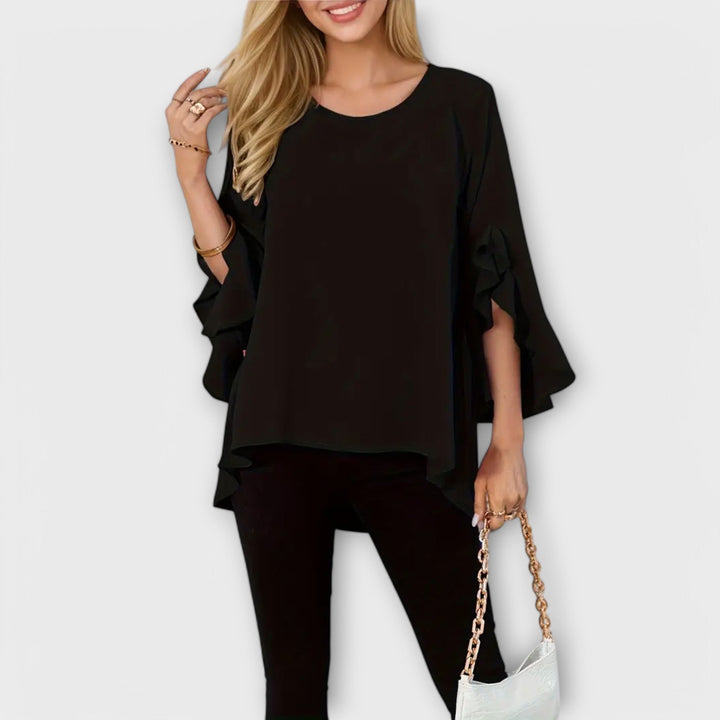 Aria - Bluza perfectă de primăvară cu decolteu rotund