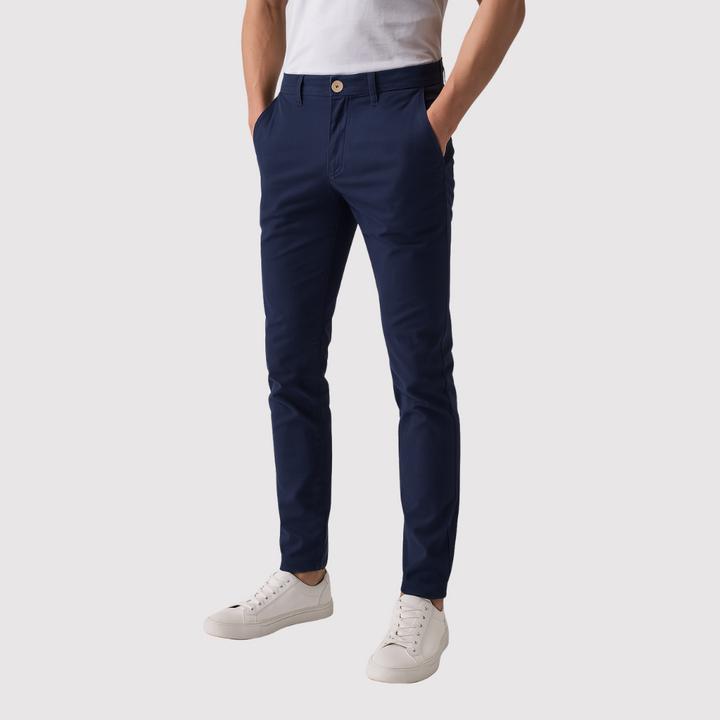 Silviu | Pantaloni chino din bumbac premium