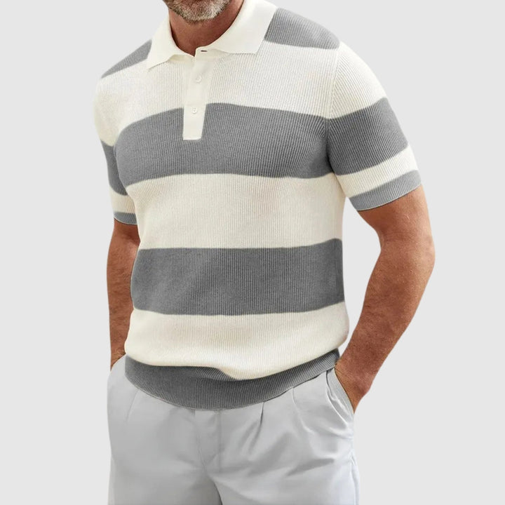 Mircea | Zalán – Tricou de pescuit cu dungi