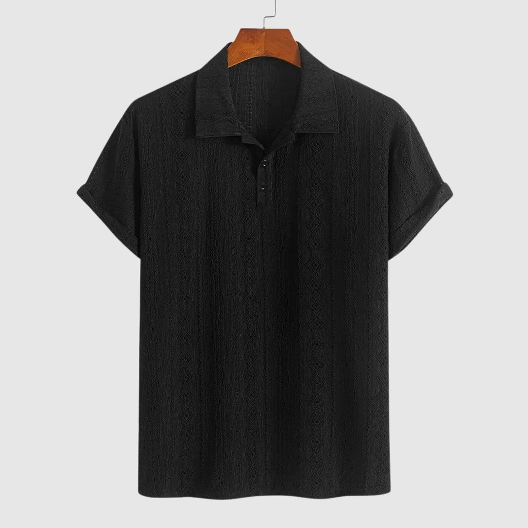 Marian | Tivadar – Tricou fin din tricot cu design texturat