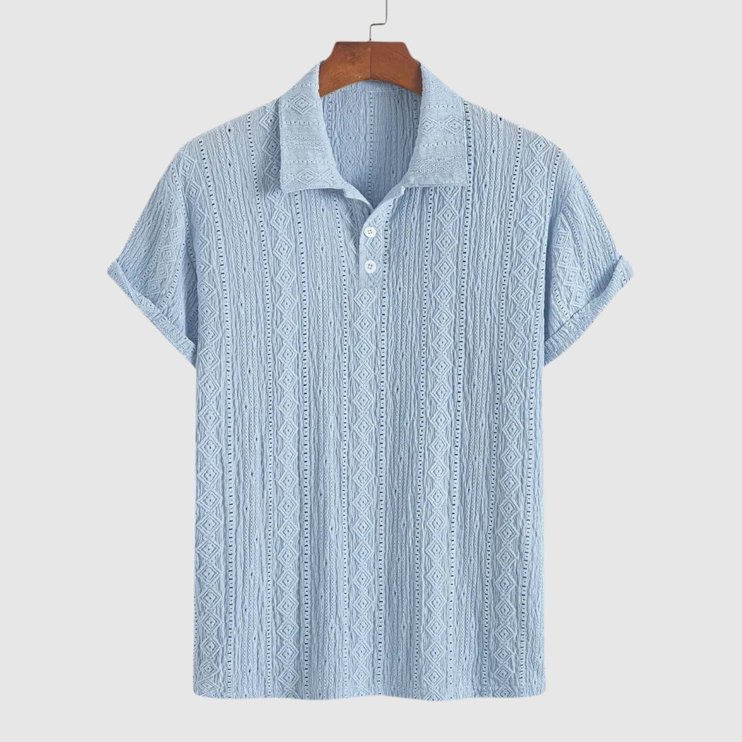 Tivadar – Tricou fin din tricot cu design texturat