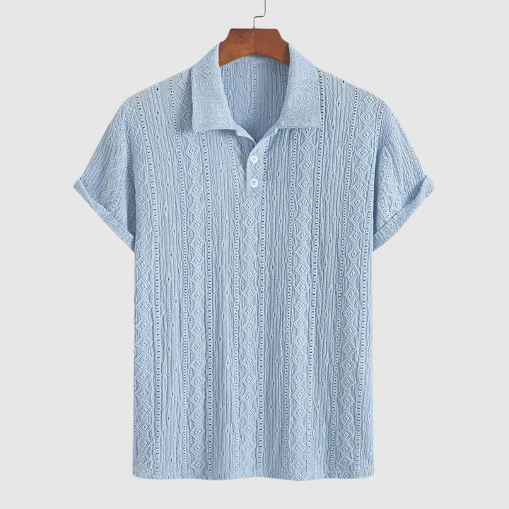 Marian | Tivadar – Tricou fin din tricot cu design texturat