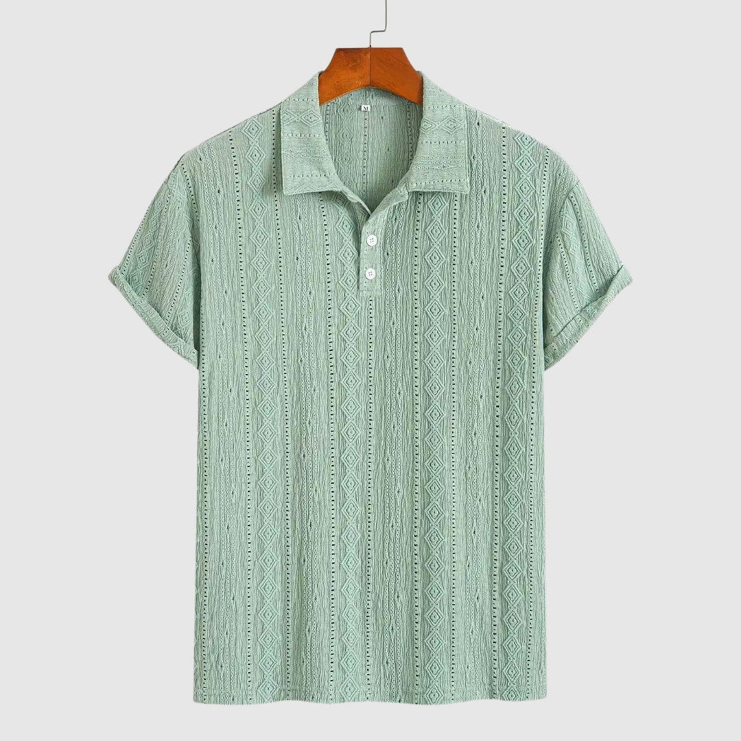 Tivadar – Tricou fin din tricot cu design texturat