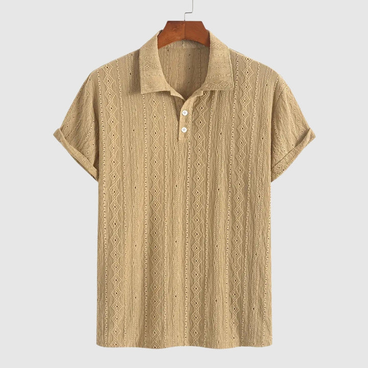 Tivadar – Tricou fin din tricot cu design texturat