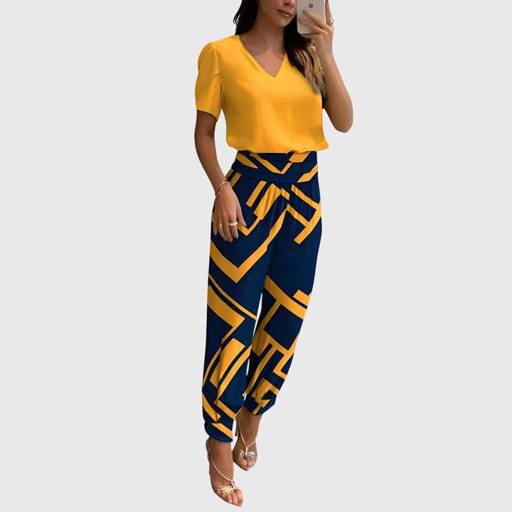 Lavinia | Set bluză și pantaloni trendy