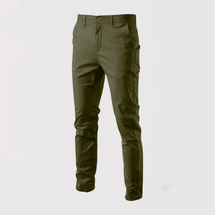 Silviu | Pantaloni chino din bumbac premium