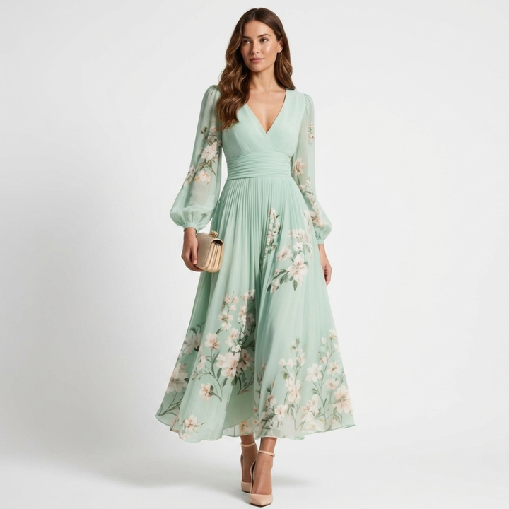 Mel - Rochie Midi Elegantă și Aerisită