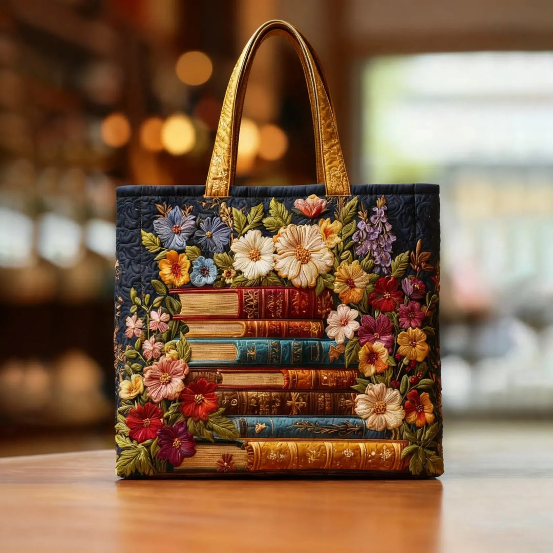 Geantă tote cu imprimeu floral