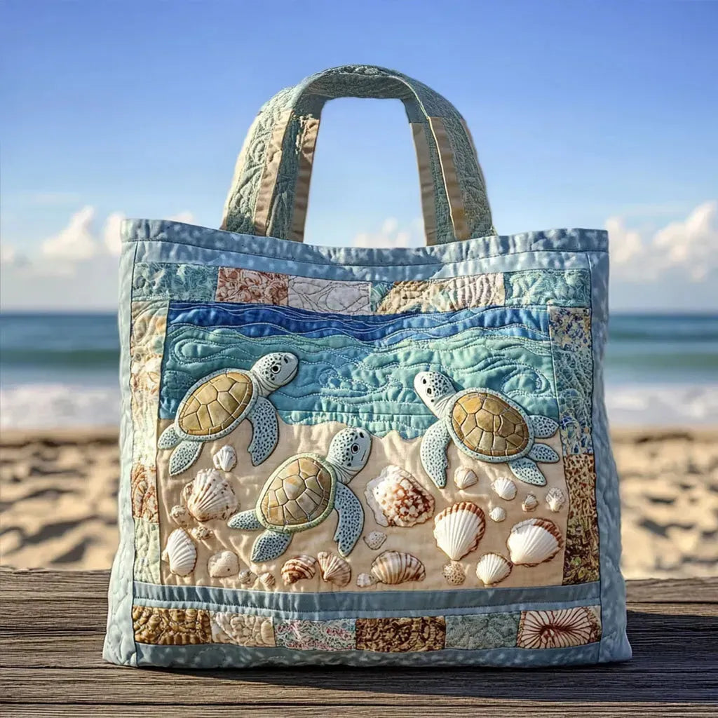 Geantă Tote Captusită cu Broderie