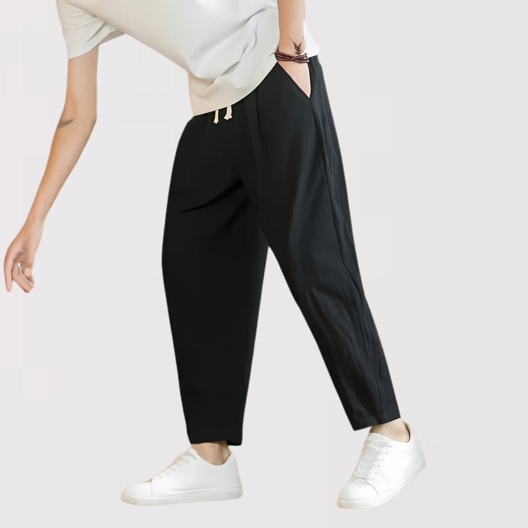 Marian | Pantaloni clasici din in