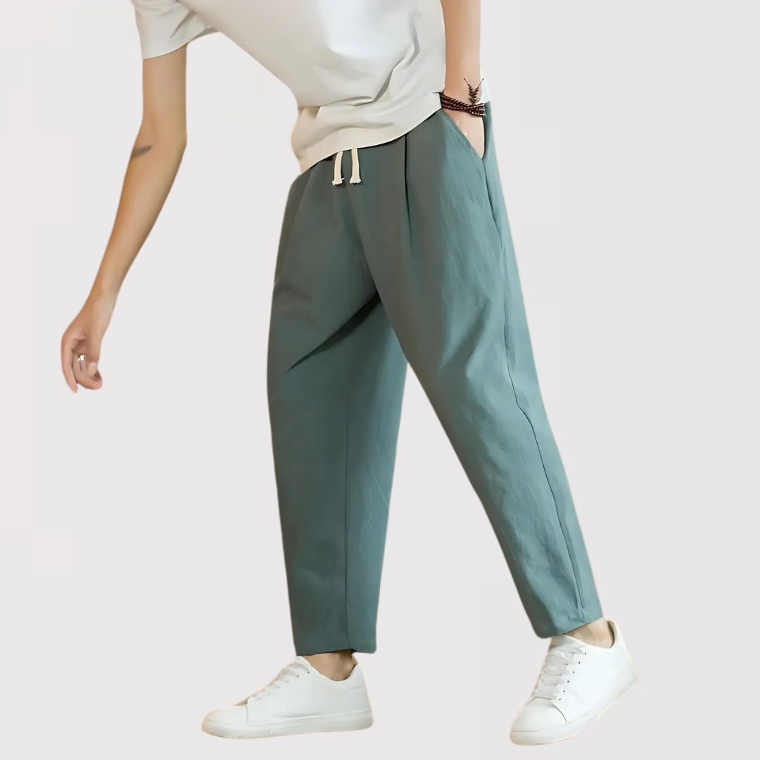 Marian | Pantaloni clasici din in