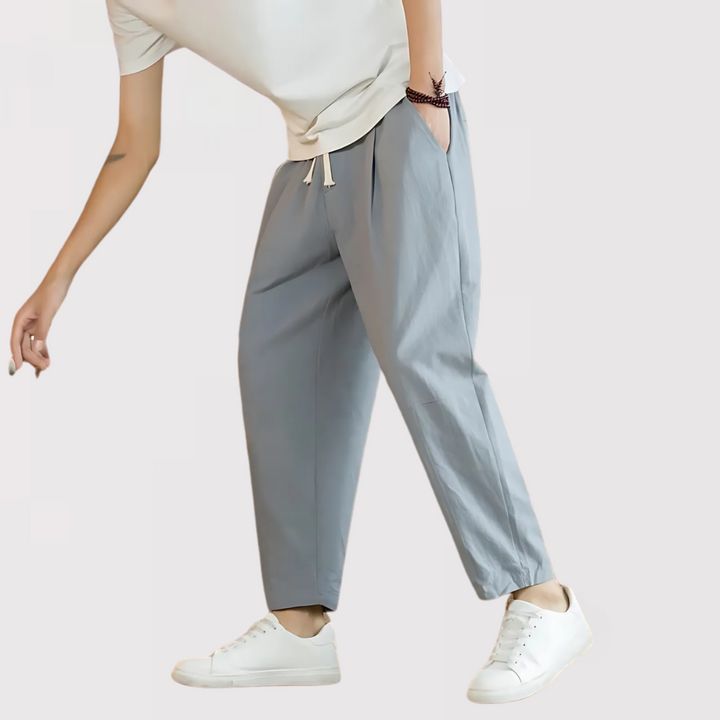 Marian | Pantaloni clasici din in