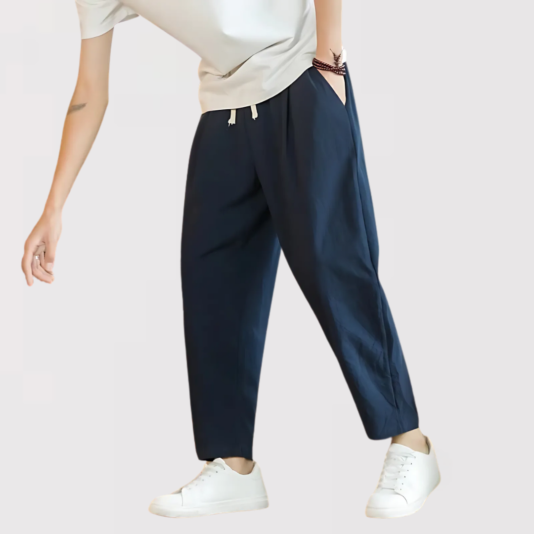 Marian | Pantaloni clasici din in