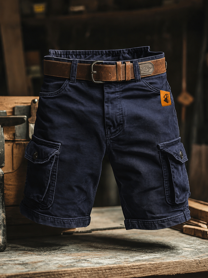 Adam | Pantaloni cargo vintage pentru bărbați, cu croială relaxată și buzunare