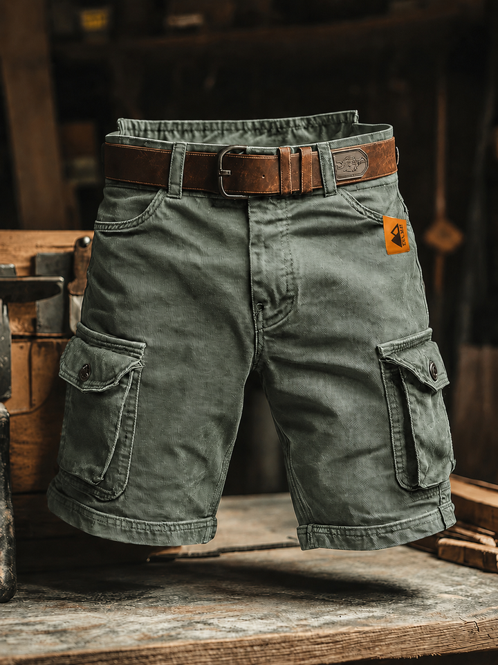 Adam | Pantaloni cargo vintage pentru bărbați, cu croială relaxată și buzunare