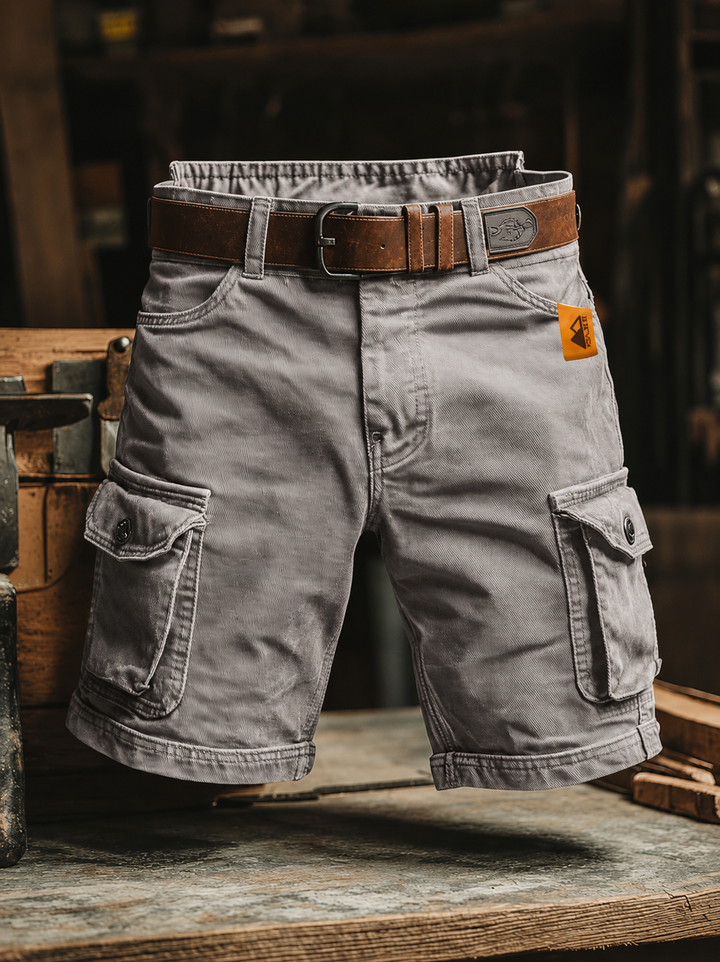 Adam | Pantaloni cargo vintage pentru bărbați, cu croială relaxată și buzunare