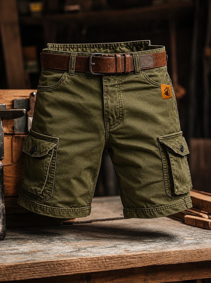 Adam | Pantaloni cargo vintage pentru bărbați, cu croială relaxată și buzunare