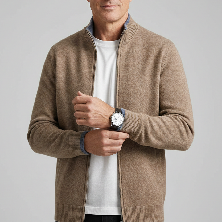 Harvey | Elegantní vlněná bunda na zip