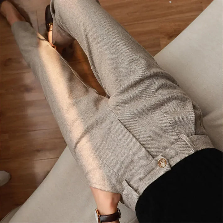 Calin | Pantaloni eleganți din lână pură