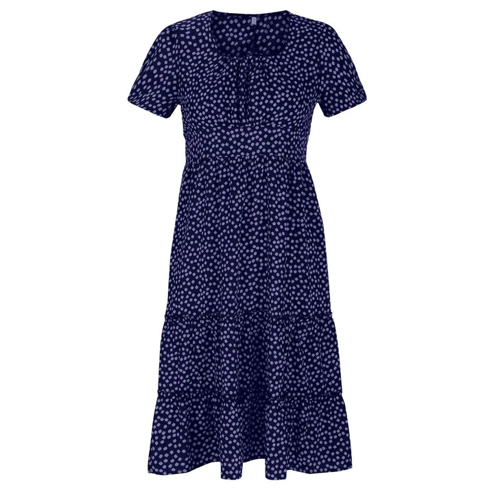 Julia | Rochie midi cu imprimeu floral