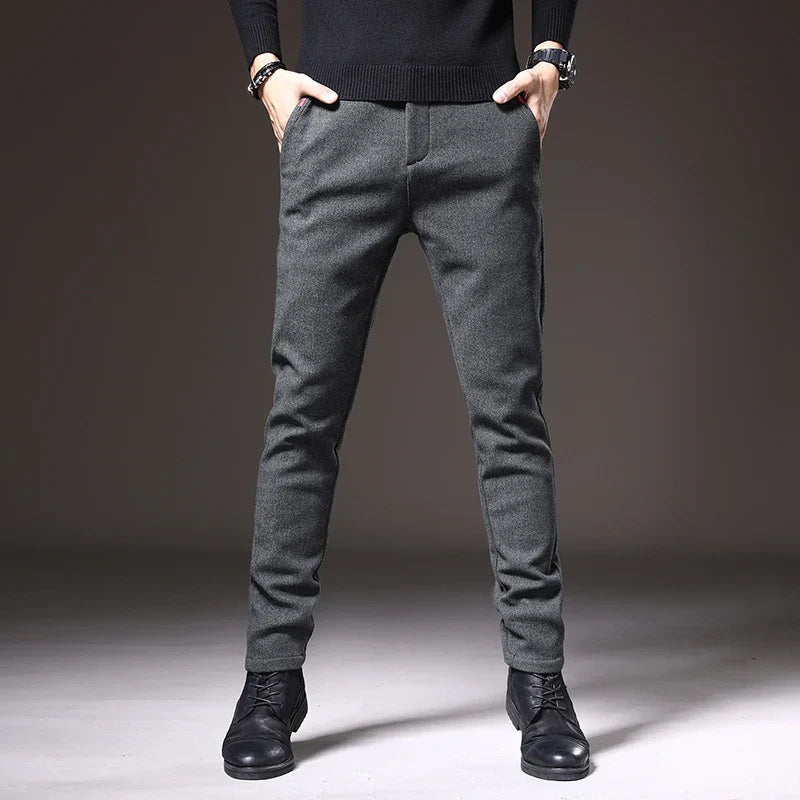 Stefan | Pantaloni clasici cu elastic în talie