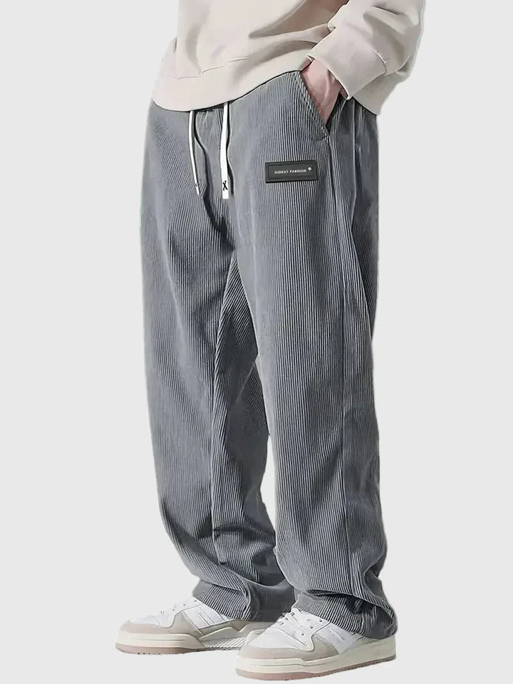 Emil | Pantaloni de Catifea Semisă