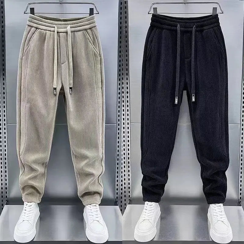 Dumitru | Asahi – Pantaloni jogger confortabili din fleece cord