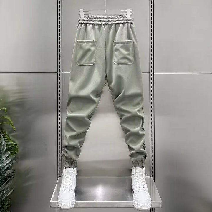 Dorin | Pantaloni jogger elastici cu dungi