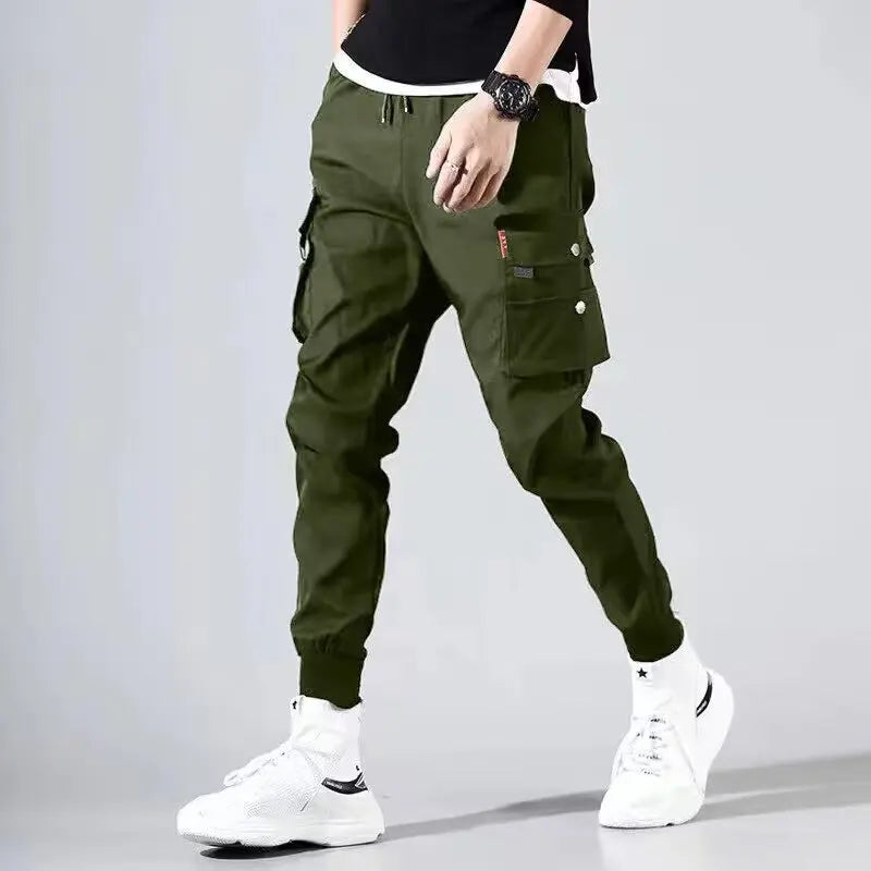 Cezar | Pantaloni casual tactici cu multiple buzunare