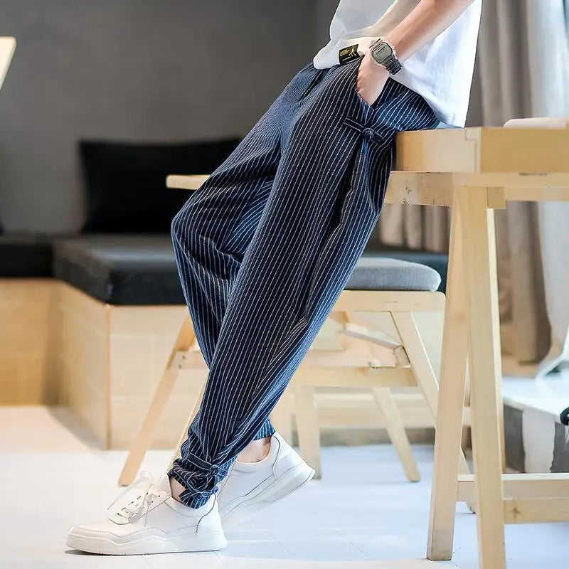 Gelu | Pantaloni confortabili cu dungi