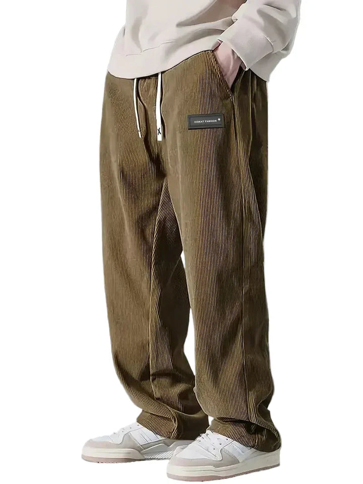 Emil | Pantaloni de Catifea Semisă