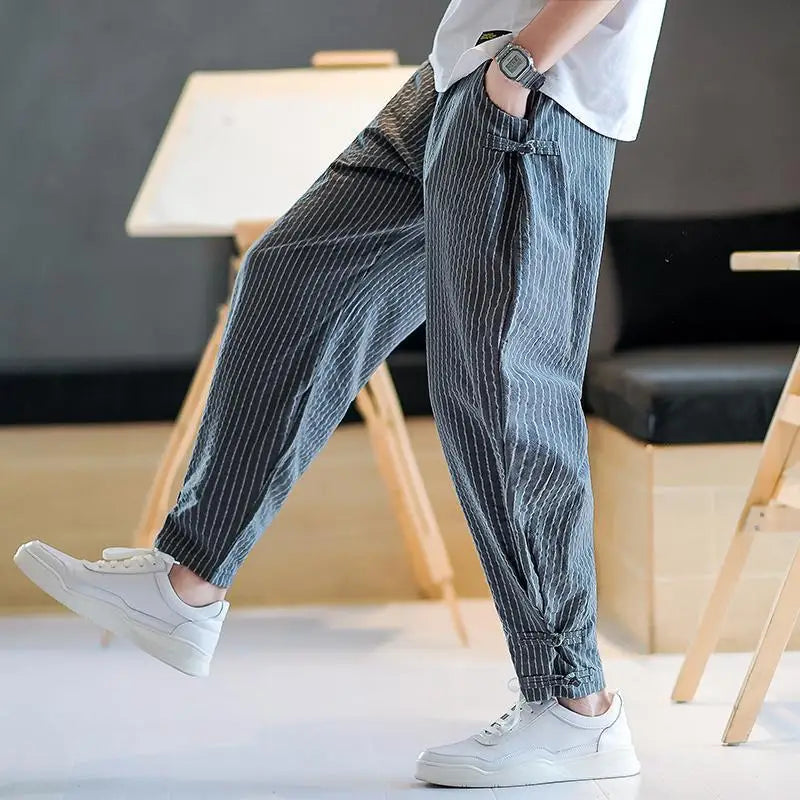 Gelu | Pantaloni confortabili cu dungi
