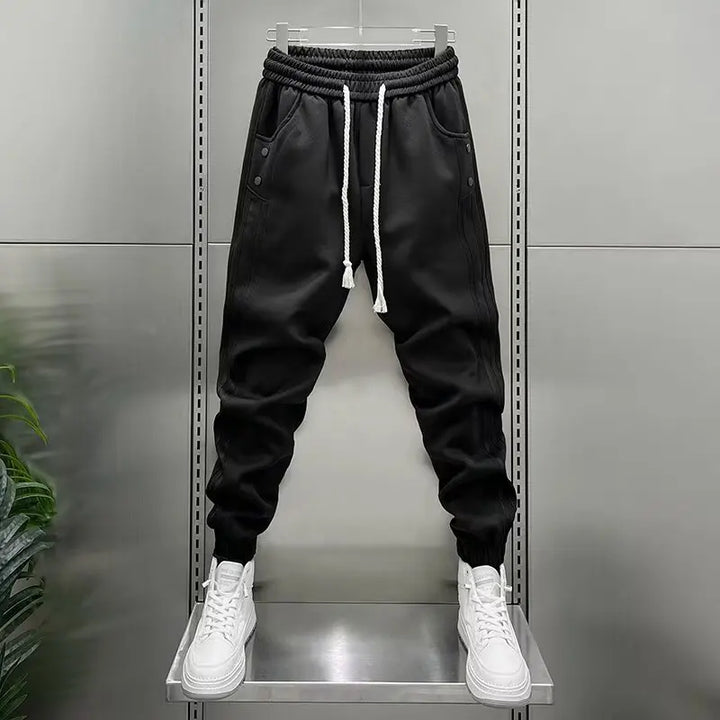Dorin | Pantaloni jogger elastici cu dungi